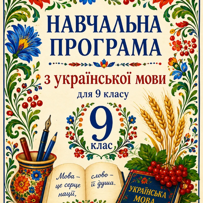 КТП Українська мова 9 клас - зображення Skoln