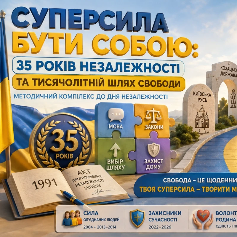Комплект Виховна робота 1 клас, 2 клас, 3 клас, 4 клас, 5 клас, 6 клас, 7 клас, 8 клас, 9 клас, 10 клас, 11 клас - зображення Skoln