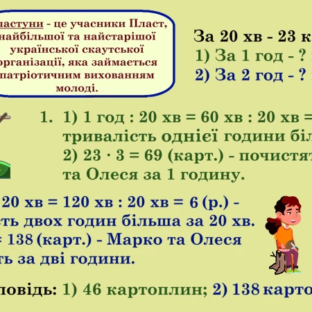 Презентація Математика 4 клас, 5 клас - зображення Skoln