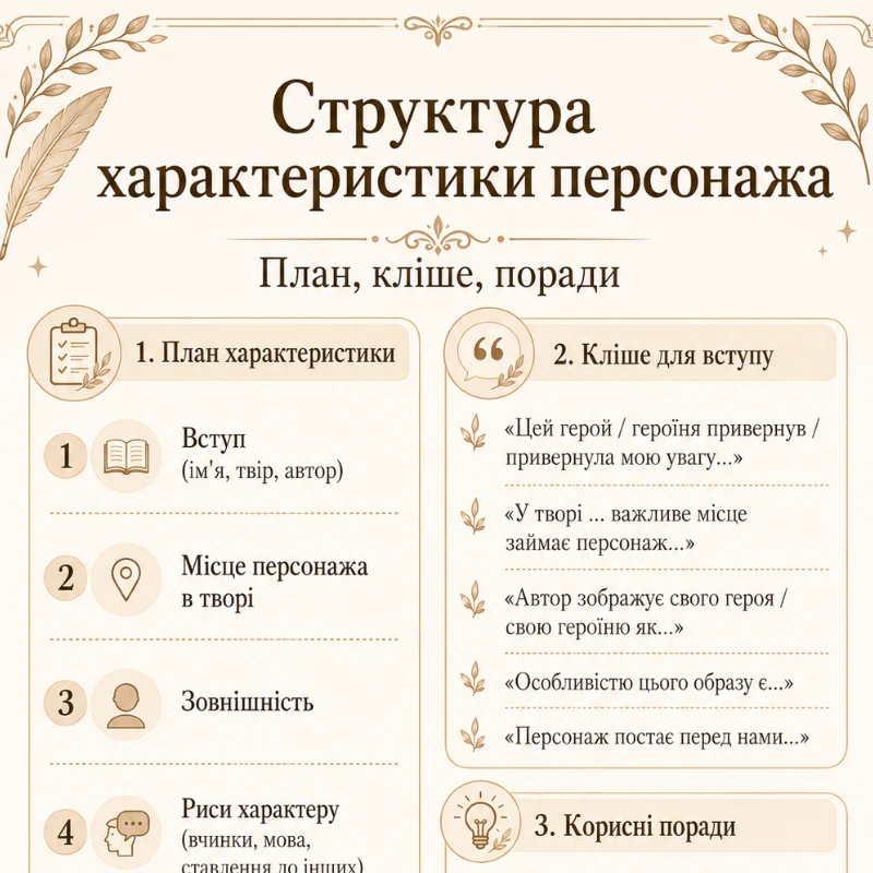 Чек-лист Зарубіжна література 5 клас, 6 клас, 7 клас, 8 клас, 9 клас, 10 клас, 11 клас - зображення Skoln
