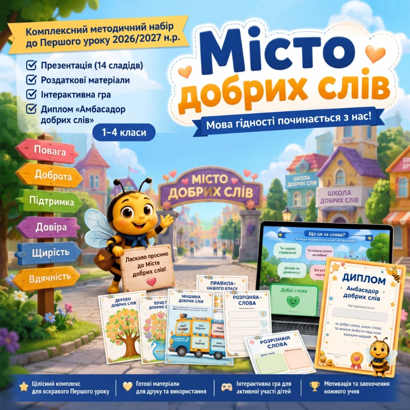 Комплект Виховна робота 1 клас, 2 клас, 3 клас, 4 клас, Молодші класи - зображення Skoln