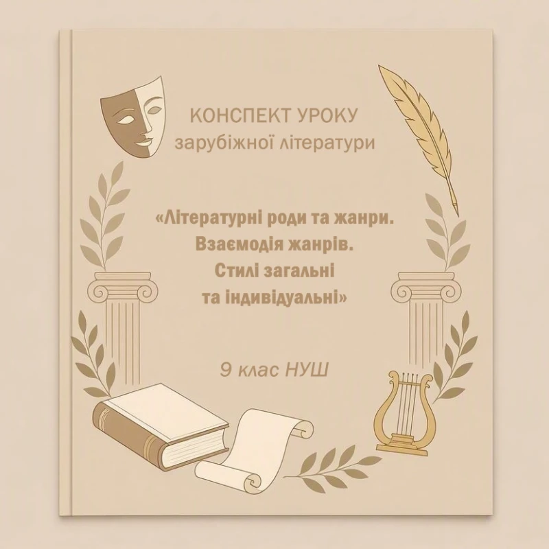Конспект уроку Зарубіжна література 9 клас - зображення Skoln