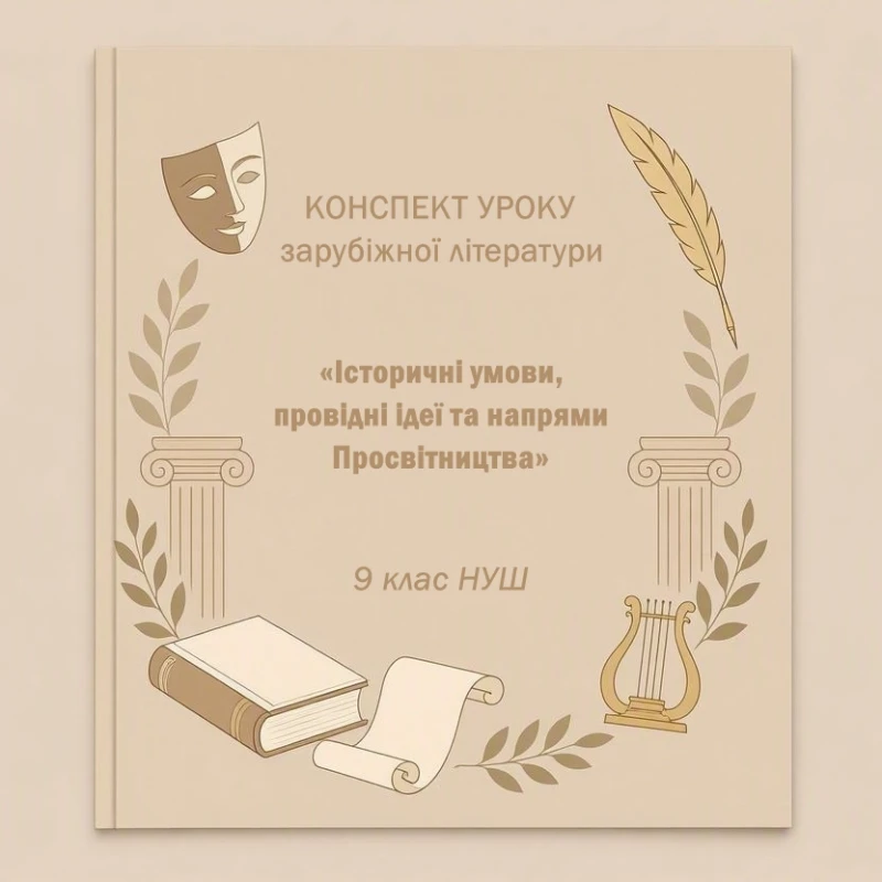 Конспект уроку Зарубіжна література 9 клас - зображення Skoln