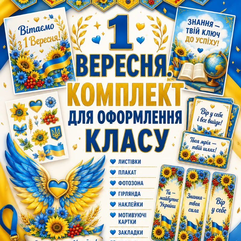 Комплект Виховна робота 1 клас, 2 клас, 3 клас, 4 клас, 5 клас, 6 клас, 7 клас, 8 клас, 9 клас, 10 клас, 11 клас, Всі класи, Молодші класи, Старші класи - зображення Skoln