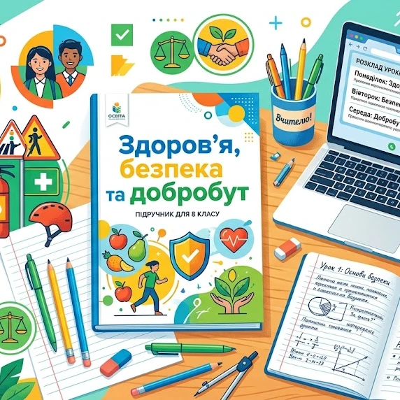 КТП Здоров’я, безпека та добробут 8 клас - зображення Skoln