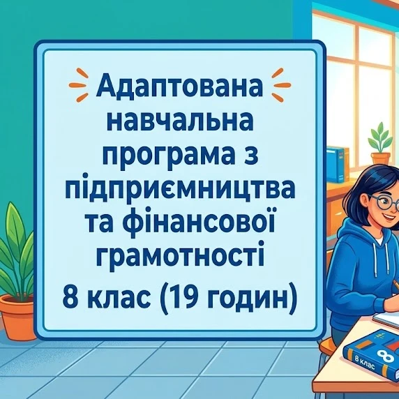 Робоча програма Підприємництво та фінансова грамотність 8 клас - зображення Skoln