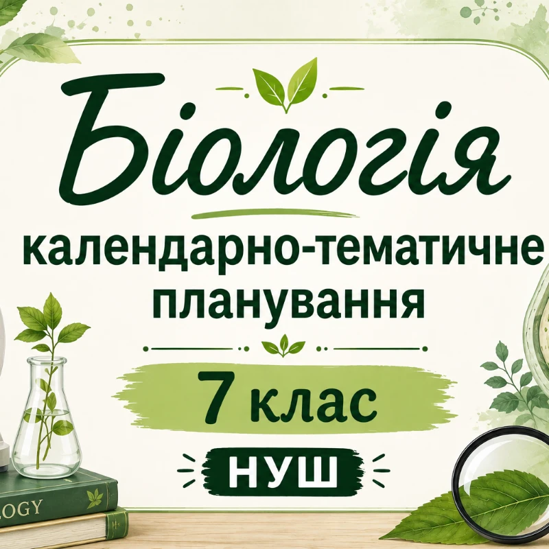 КТП Біологія 7 клас - зображення Skoln