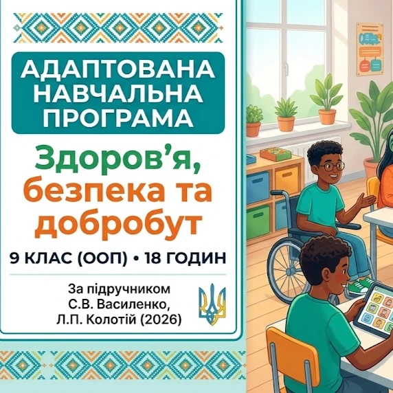 Робоча програма Здоров’я, безпека та добробут 9 клас - зображення Skoln