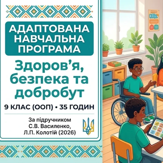 Робоча програма Здоров’я, безпека та добробут 9 клас - зображення Skoln
