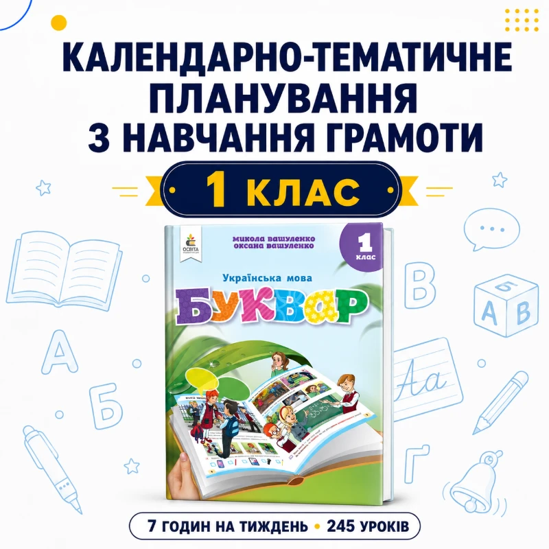КТП Навчання грамоти 1 клас - зображення Skoln