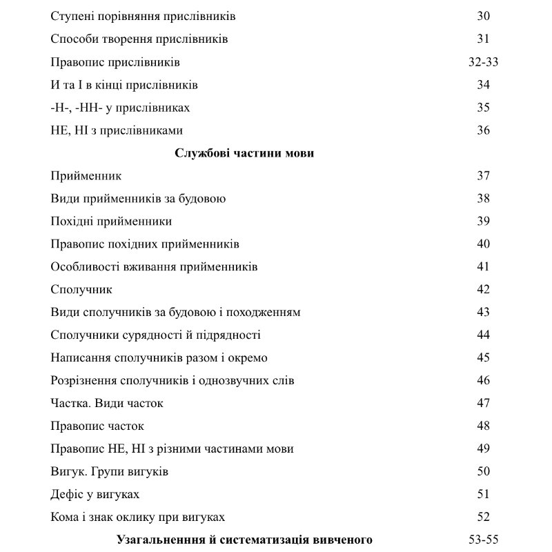 Робочий аркуш Українська мова 7 клас - зображення Skoln