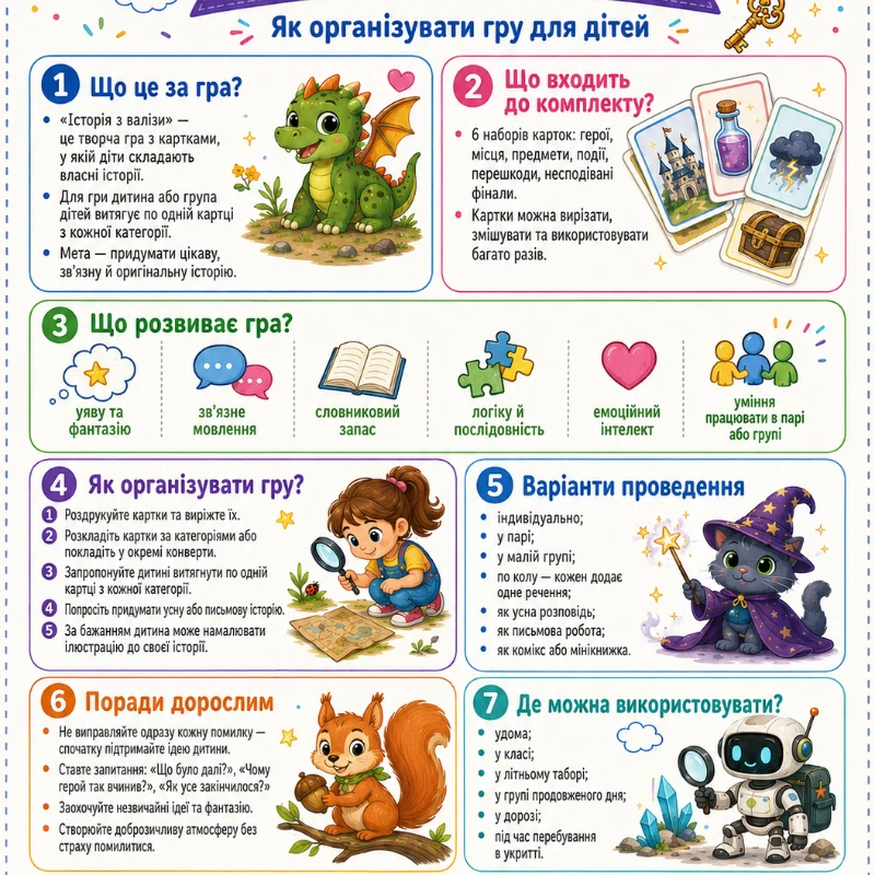 Дидактична гра Всі предмети Дошкілля, Молодші класи - зображення Skoln