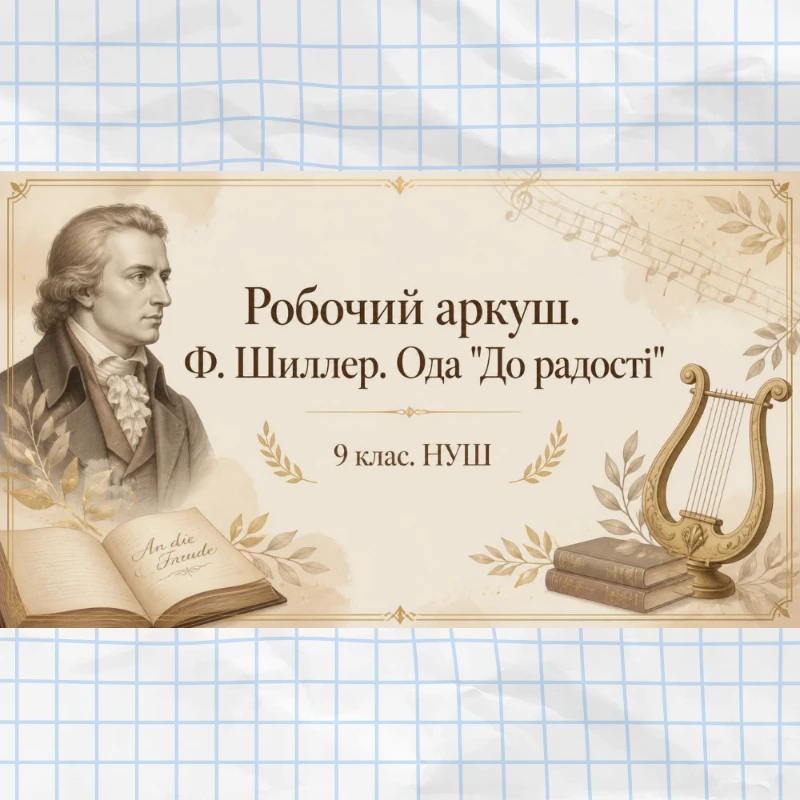 Робочий аркуш Зарубіжна література 9 клас - зображення Skoln