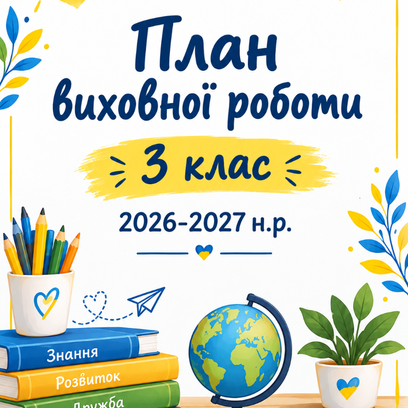 Методичні матеріали Виховна робота 3 клас, Молодші класи - зображення Skoln