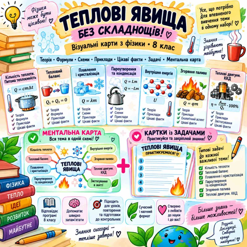Матеріали до уроку Фізика 8 клас - зображення Skoln