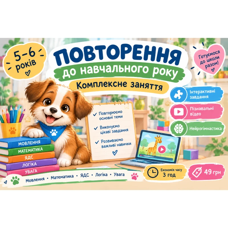 Матеріали до уроку Математика 1 клас, Дошкілля, Молодші класи - зображення Skoln