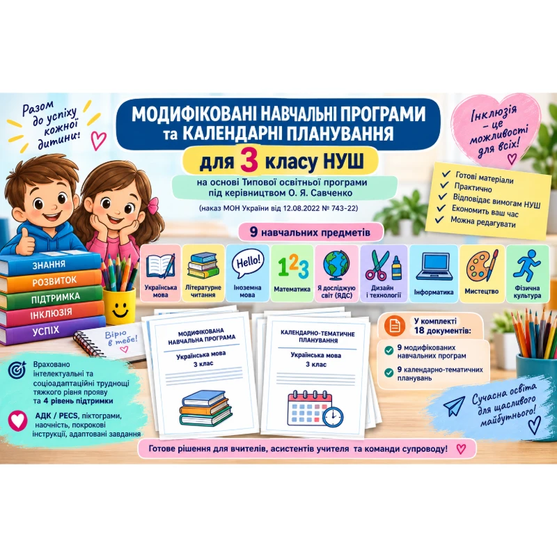 Робоча програма Всі предмети 3 клас - зображення Skoln