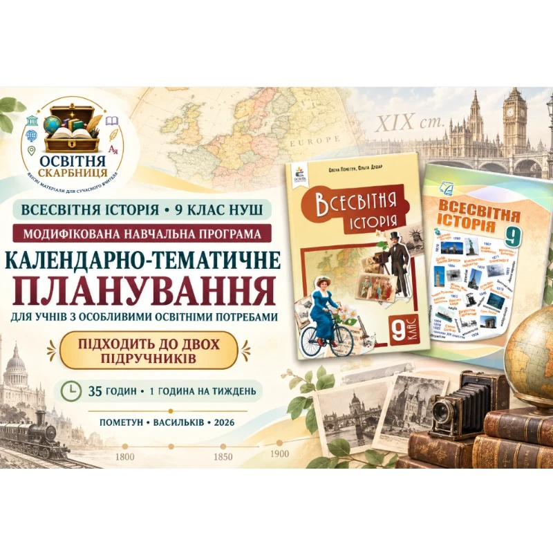 Робоча програма Всесвітня історія 9 клас - зображення Skoln