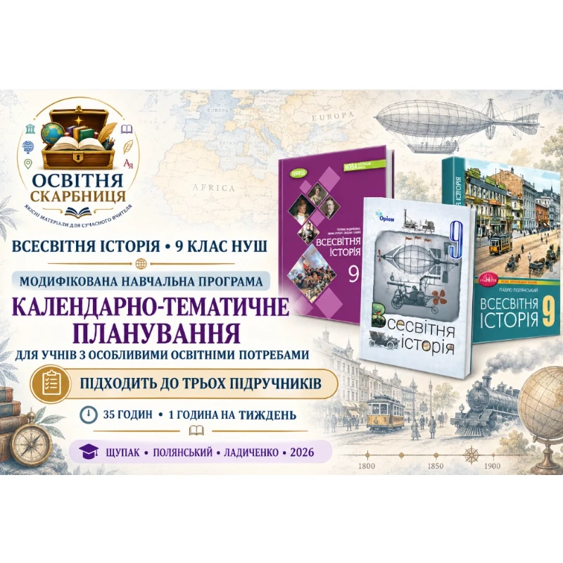 Робоча програма Всесвітня історія 9 клас - зображення Skoln