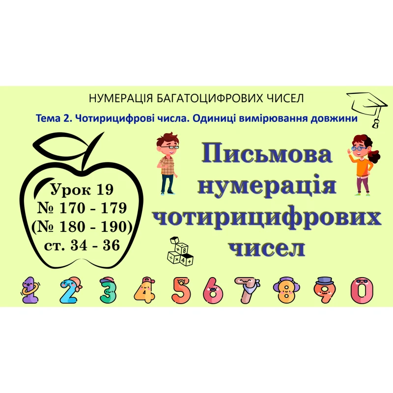 Презентація Математика 4 клас - зображення Skoln